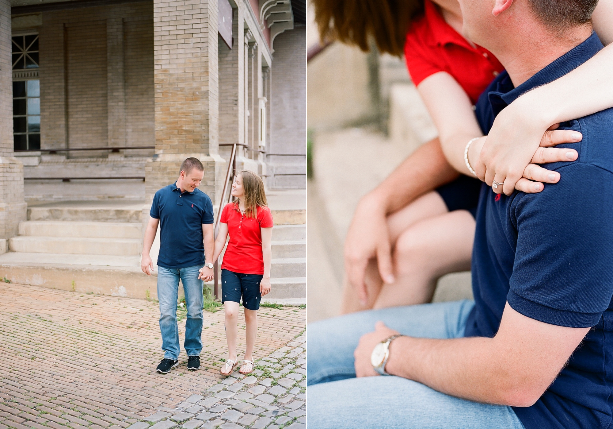 Downtown Staunton Virginia Engagement Photos Miranda and Patrick_0002