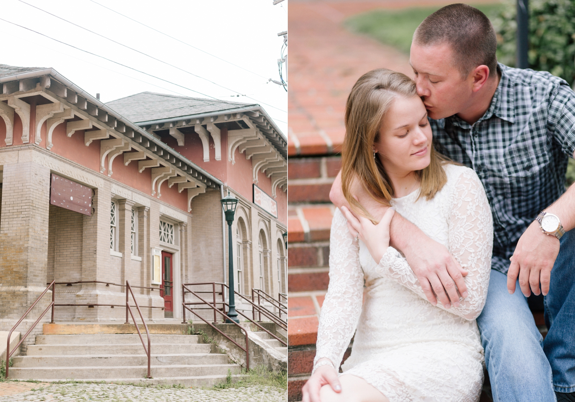 Downtown Staunton Virginia Engagement Photos Miranda and Patrick_0001